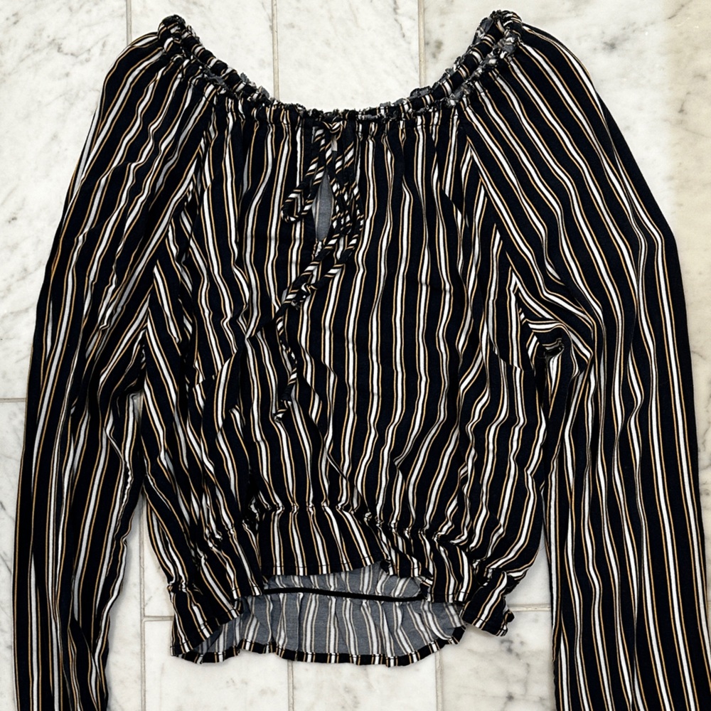 Striped Long Sleeve Holister Top